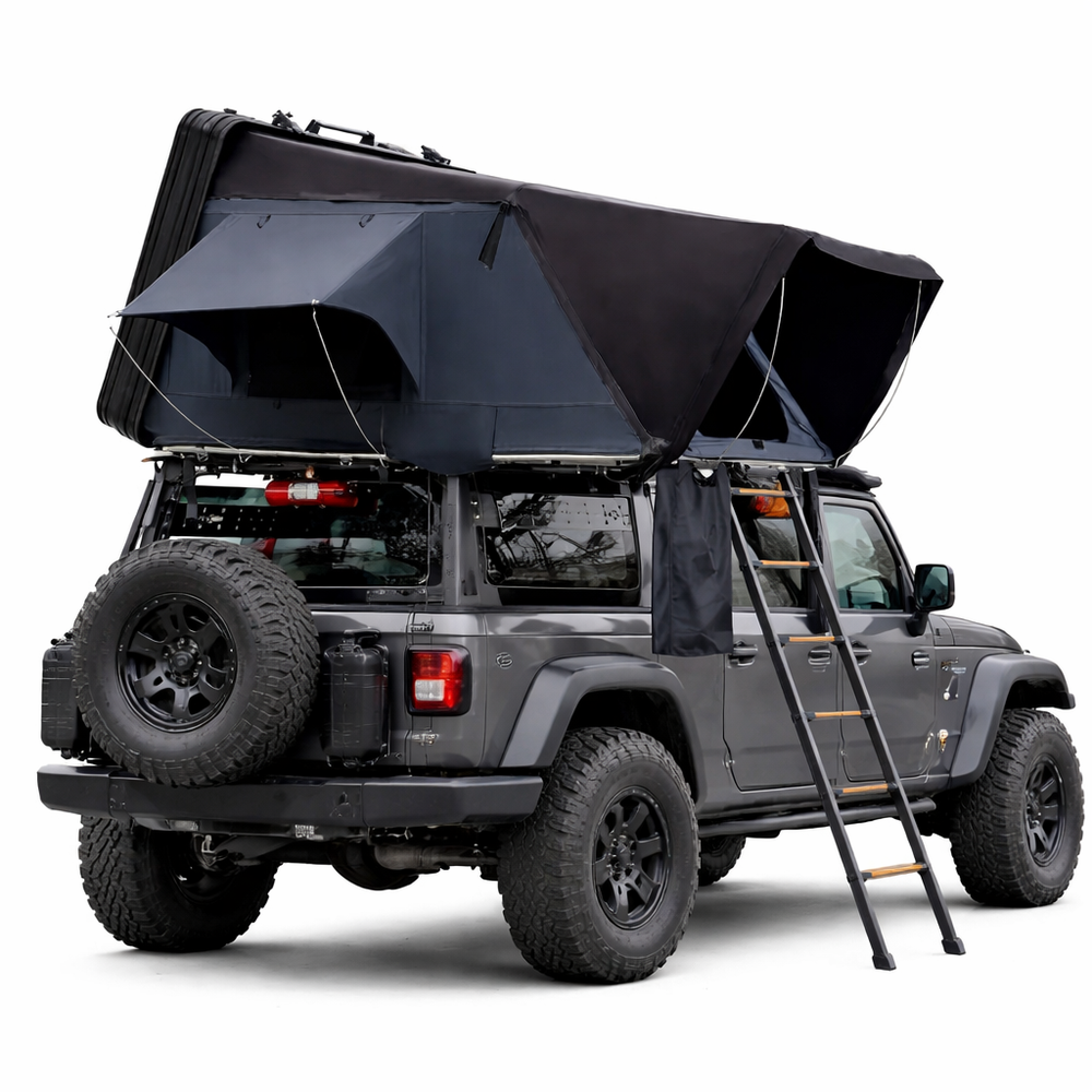 Tente de toit rigide 4 places – Étanche, isolation thermique