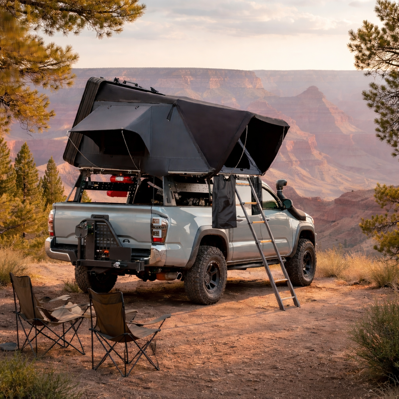 Tente de toit rigide 4 places – Étanche, isolation thermique - vue 2