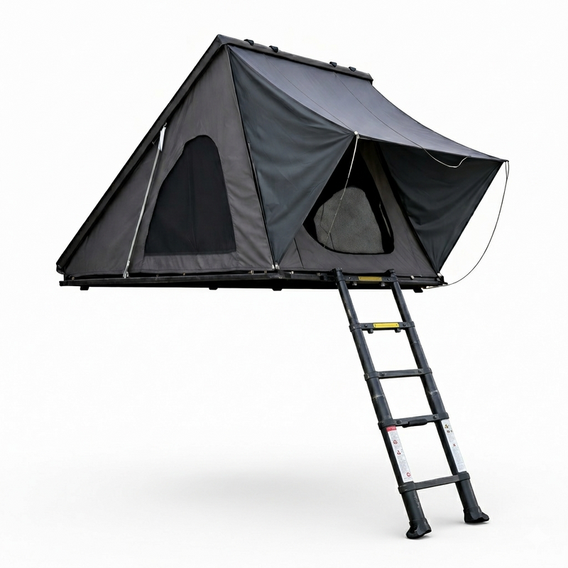 Tente de toit rigide 2 places – Coque aluminium, isolation thermique